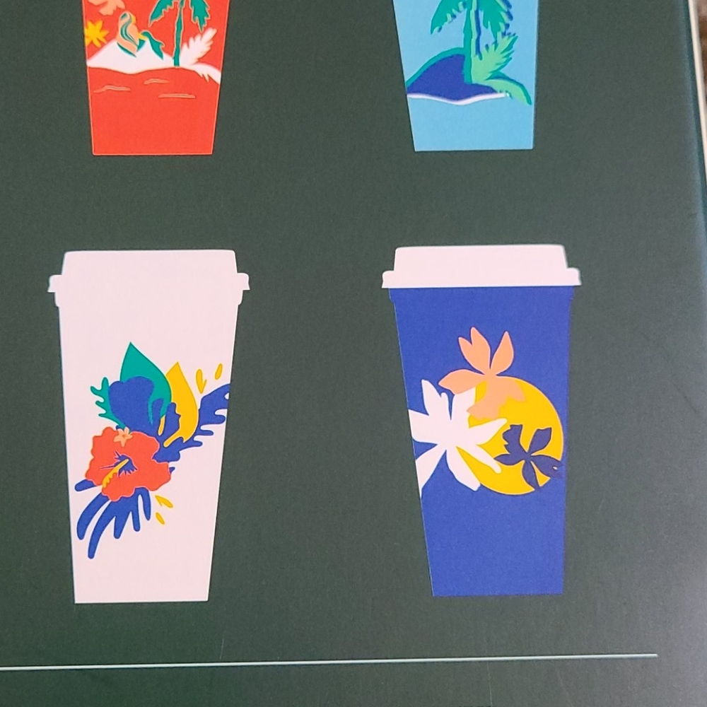 New!  Starbucks Reusable hot cups w/ lids - Picture 3 of 5